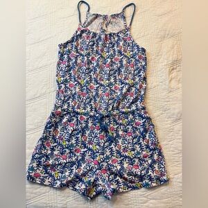 Vineyard Vines Summer Print Girls Romper size S (7-8)